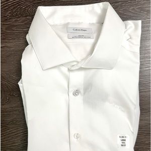 Calvin Klein Dress Shirt - size: 16.5 / 36-37